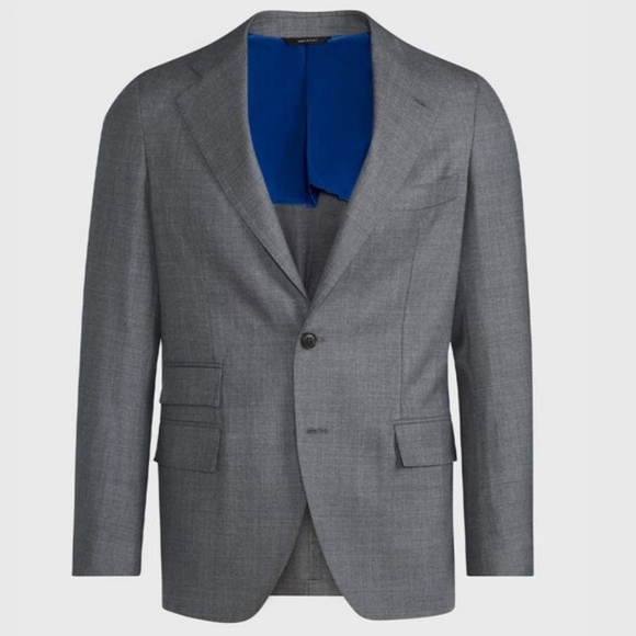 Phineas Cole Solid Wool Jacket, Size 40/Tall - Picture 1 of 16